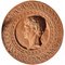 Round Terracotta Relief of Julius Caesar, Early 20th Century 5
