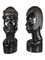 African Artist, Sculptures, 1950, Ebony, Set of 2 8