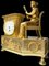 Reloj Imperio de bronce del siglo XIX, Imagen 3