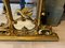 Antique French Mirror and Console Table with Italian Marble Top, Set of 2 12
