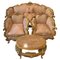 French Sofa, Armchairs and Table, Late 19th Century, Set of 4, Image 1