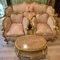 French Sofa, Armchairs and Table, Late 19th Century, Set of 4 2