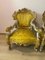 French Sofa, Armchairs and Table, Late 19th Century, Set of 4, Image 16