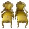 French Sofa, Armchairs and Table, Late 19th Century, Set of 4 1