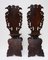 Antique Italian Carved Oak Sgabello Chairs, Set of 2, Image 15
