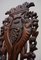 Antique Italian Carved Oak Sgabello Chairs, Set of 2, Image 14