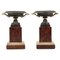 19th Century Vases in Bronze and Red Marble, France, Set of 2, Image 1