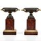 19th Century Vases in Bronze and Red Marble, France, Set of 2 6