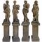 Statues de Jardin en Pierre Four Seasons avec Socle, Set de 4 7