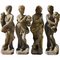 Four Seasons Stone Garden Statues with Base, Set of 4, Image 6
