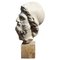 Escultura italiana de principios del siglo XX Cabeza de Menelao en escayola, Imagen 1
