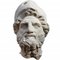 Escultura italiana de principios del siglo XX Cabeza de Menelao en escayola, Imagen 2