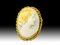 Lámpara colgante oval de oro amarillo de 18 k, años 20, Imagen 6