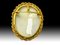 20th Century Oval Pendant in Yellow Gold Cameo in 18k, 1920s 8