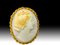20th Century Oval Pendant in Yellow Gold Cameo in 18k, 1920s 3