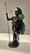 Italian Bronze Sculpture Greek Warrior with Spear and Shield 2