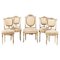 19th Century Louis XV French Chairs, Set of 5 9
