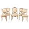 19th Century Louis XV French Chairs, Set of 5, Image 9