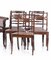 19th Century Regency Sofa and Chairs in Rosewood Wood, Set of 6 2