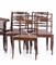 19th Century Regency Sofa and Chairs in Rosewood Wood, Set of 6, Image 2