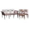 19th Century Regency Sofa and Chairs in Rosewood Wood, Set of 6 5