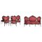 19th Century Portuguese Sofa, Armchairs and Chairs, Set of 6 1