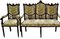 19th Century Portuguese Sofa and Armchairs, Set of 3 3