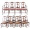 18th Century Portuguese Chairs and Sofa in Oilwood, Set of 9, Image 1