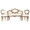 19th Century French Sofa and Louis XV Chairs, Set of 3, Image 6