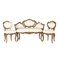 19th Century French Sofa and Louis XV Chairs, Set of 3 2