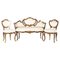 19th Century French Sofa and Louis XV Chairs, Set of 3 1