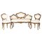 19th Century French Sofa and Louis XV Chairs, Set of 3, Image 1