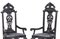 Portugiesische Armlehnstühle aus geschnitztem Kastanienholz, 19. Jh., 2er Set 3