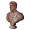 20th Century Empire Terracotta Bust of Publio Elio Adriano Emperor, Image 3