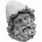 Kopf des Odysseus aus dem frühen 20. Jahrhundert in weißer Terrakotta-Odyssee der Polifemo-Gruppe 5
