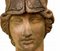 Testa di Atena Giustiniani dei primi del XX secolo in terracotta patinata, Immagine 2