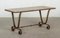 20th Century Italian Iron and Marble Table, Image 2