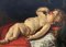 Luigi Miradori, Young Sleeping Child, 17th Century, Oil on Canvas, Framed 11
