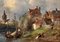 Artista escolar holandés, Artista, paisaje, del siglo XIX, óleo sobre lienzo, enmarcado, Imagen 6
