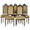 19th Century Portuguese Romantic Chairs, Set of 5 1