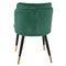 Spanish Chairs in Metal, Green Velvet Upholstery, Set of 2 5