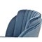 Sillas españolas New, metal, tapicería de terciopelo azul. Juego de 2, Imagen 5