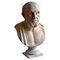 Artiste Italien, Buste d'Hippocrate, Début 20ème Siècle, Marbre de Carrare 1