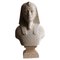 Sculpture Italienne 20ème Siècle Pharaon Egyptien Marbre de Carrare 1