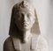 Sculpture Italienne 20ème Siècle Pharaon Egyptien Marbre de Carrare 3