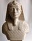 Sculpture Italienne 20ème Siècle Pharaon Egyptien Marbre de Carrare 4