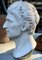 Early 20th Augustus Emperor Head in Carrara White Marble 5