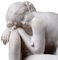 19th Century Italian White Marble Sculpture Reclining Lady from Umberto Stiaccini, Image 10