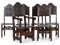 Antique Portuguese Chairs and Armchairs, 1850, Set of 5 2