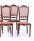 19th Century Portuguese Chairs in Brazilian Rosewood, Set of 4 2